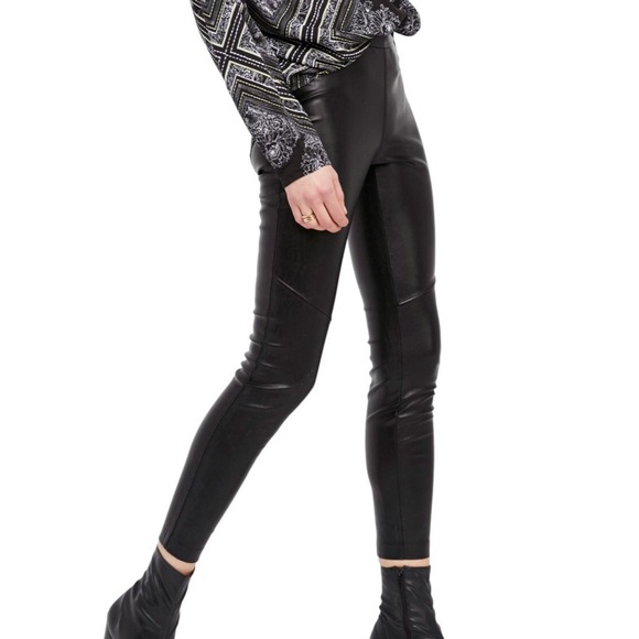 st john leather pants